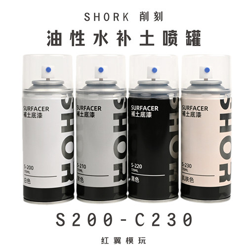 削刻喷罐补土黑白灰肤色高达模型