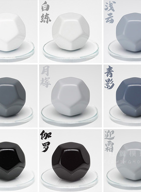 骑士模型漆 黑白灰色系 高达手办涂装模型上色喷涂免稀释预调漆