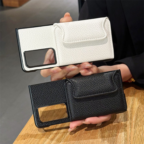 九科星适用于小米mix fold4手机壳折叠屏商务男fold3装卡套mixfold支架小米mixfold2零钱包小众便携卡夹防摔