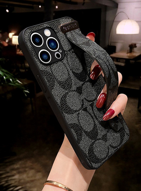 【3000个型号】九科星适用于苹果16promax手机壳iphone15皮质17pro腕带14plus支架11pro全包13/12精孔xs防摔