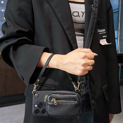 【3000个型号】九科星适用于iPhone16手机壳苹果15promax零钱包14plus插卡套13背带12斜挎绳11背带包xs欧美XR