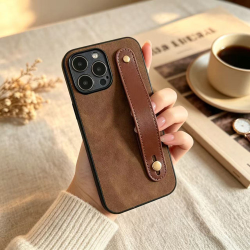 九科星适用oppo Reno16手机壳15pro腕带支架14se羊巴皮13商务12秋冬11pro复古13pro+小众12PRO手机套reno10皮