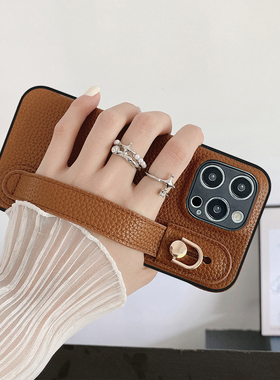 九科星适用于oppo Reno15手机壳14pro手腕带12se秋冬13小众10支架11简约2ace情侣3se+欧美12PRO懒人reno8保