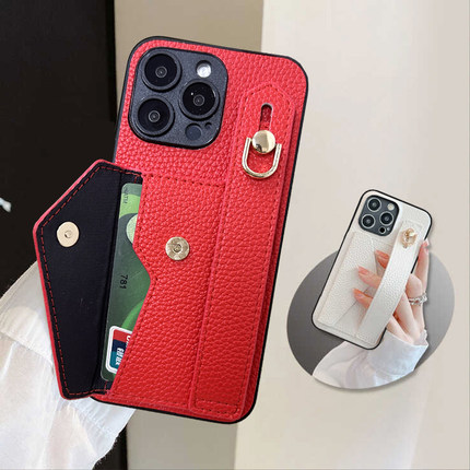 九科星适用于于红米Note14pro保护套13/12腕带Turbo3插卡套11E新年红10se支架9/8pro男女7小众13C简约10x复古