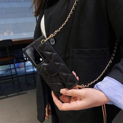 九科星适用于于华为Mate X2手机壳magic VS3折叠屏保护套V2斜跨链条挂绳全包V3小香风matex2皮套X5防摔X6插卡