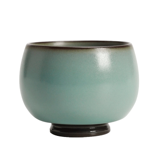 高档天青汝窑茶杯功夫茶具情侣对杯禅定主人杯男女士茶盏单杯茶碗