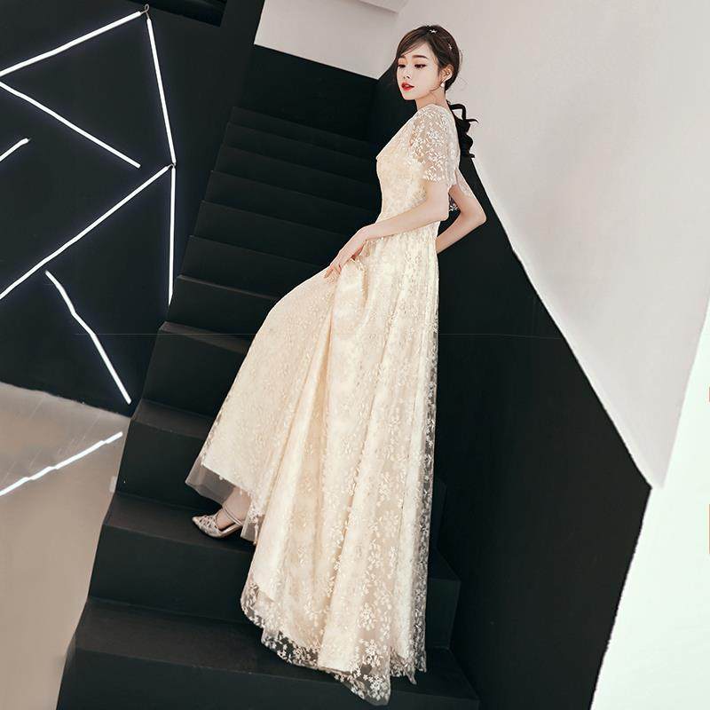 宴会晚礼服女2018新款夏高贵优雅晚宴主持人气质名媛端庄大气长款|ruв категории Женская одежда, Cвадебные платья, платье/вечернее платье - от Buy2taobao.com для оказания профессиональной услуги покупки агента Taobao