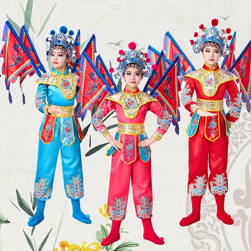 儿童京剧戏曲表演服小荷