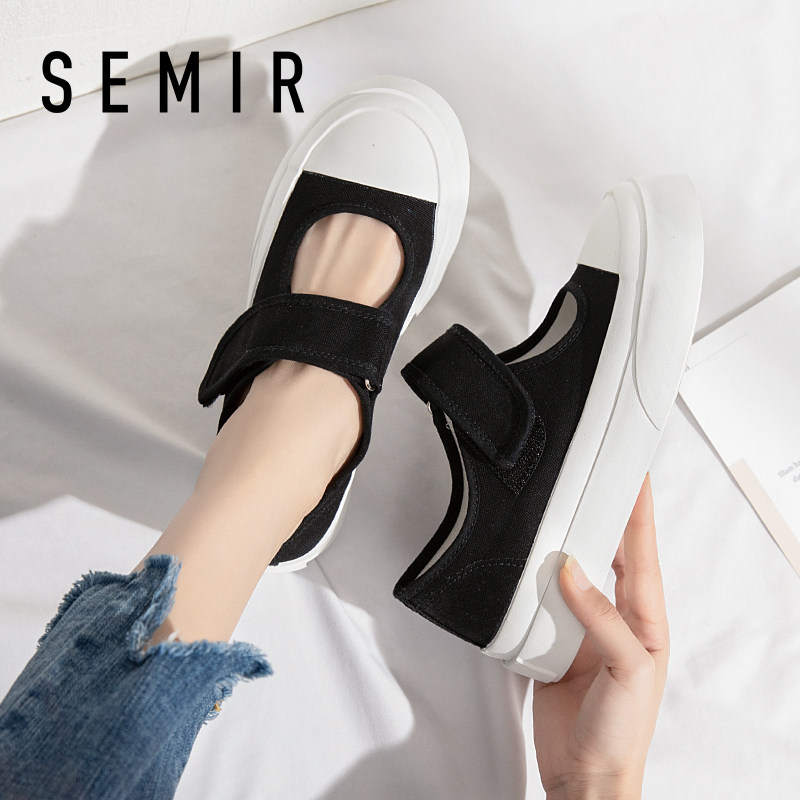 玛丽珍女鞋法式晚风单鞋帆布鞋春秋复古厚底松糕乐福鞋丑萌大头鞋|msdalam kategori Kasut wanita, kasut rendah - dari Buy2taobao.com untuk memberikan perkhidmatan ejen Taobao profesional membeli