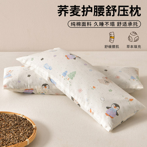 腰间椎盘突出专用腰枕荞麦壳枕头