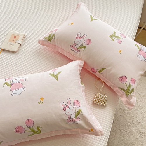 100全棉枕套一对装纯棉枕头套