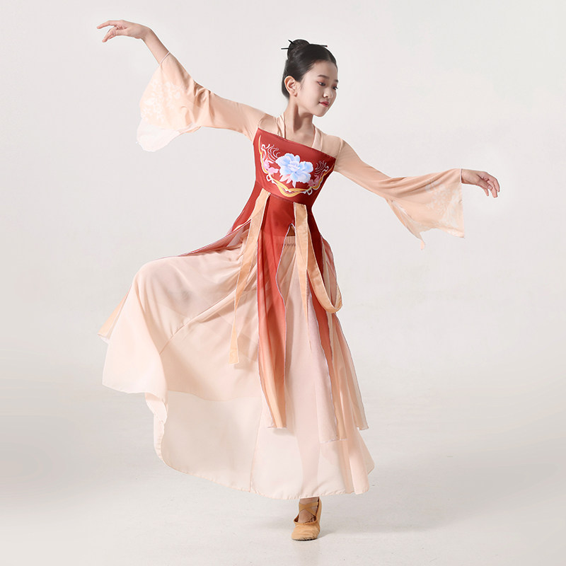 女汉唐中国风古典舞弹力