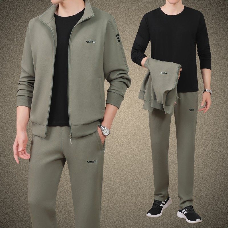 官方正品迈耐克斯运动套装男运动服春秋季2026新款男士爸爸休闲服