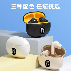 批发2025新款895B S510数显蓝牙耳机降噪不漏音舒适无延迟耳机