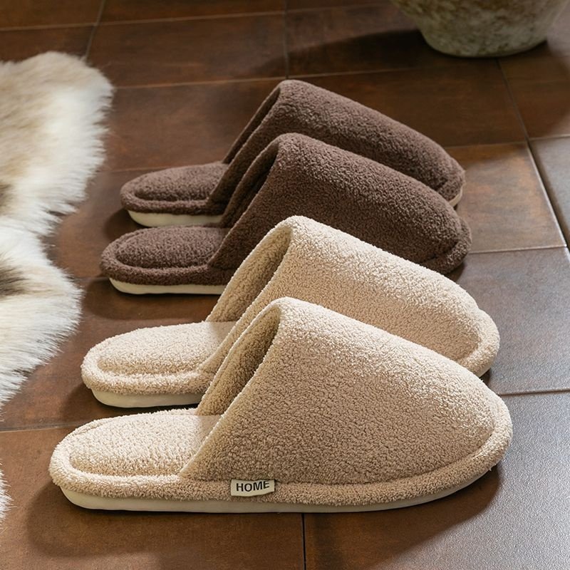 棉拖鞋女士春秋冬天居家用室内防滑情侣家居保暖冬季毛毛绒拖鞋男,女鞋,棉鞋,淘宝优惠券,粉丝福利购,淘宝优惠卷