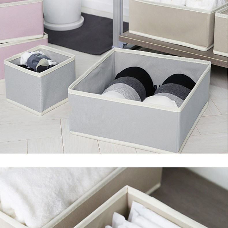 无纺布收纳盒袜子文胸内裤抽屉式