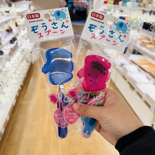 儿童便携勺子大象不锈钢餐具