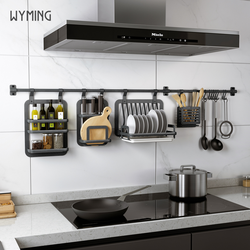 wyming韦铭厨房壁挂调料架收纳架