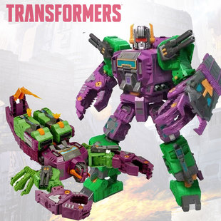 孩之宝变形金刚地出系列泰坦级萨克巨人头领战士儿童玩具礼物再版