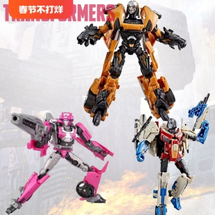 孩之宝变形金刚工作室寡妇制造者红蜘蛛艾丽塔加强级儿童玩具