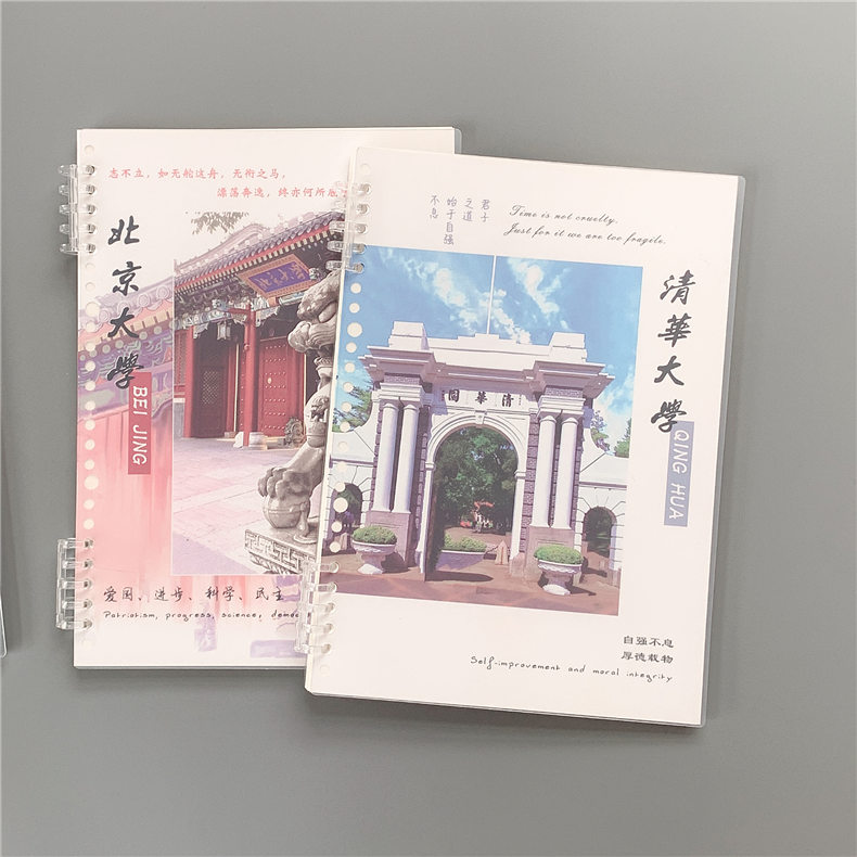 不硌手线圈笔记本子高颜值大号B5本子PP面励志大学可拆卸活页本横线页作业本子初高中本子