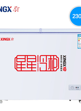 TXINGX/星星 BCD-230HE双温冰柜家用商用小型保鲜冷冻两用卧式