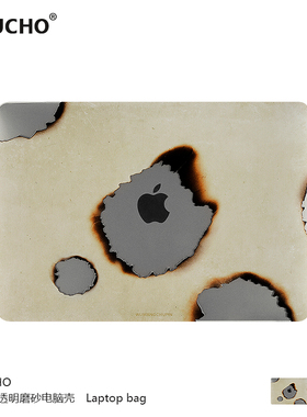 MIUCHO 燃烧苹果保护套2025新款m4适用Air15 m3/m2笔记本外壳MacBookPro14寸磨砂透明pro16寸防磕碰保护硬壳