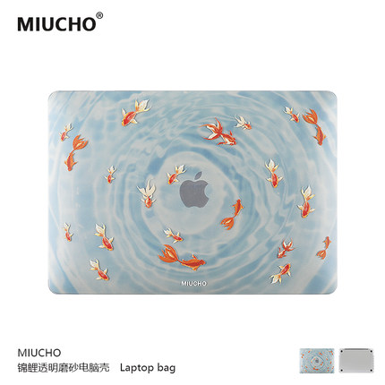 MIUCHO 锦鲤好运连连电脑壳适用Neo苹果2026款M5 air13透明macbook14磨砂原创设计防摔pro16寸防磕碰保护硬壳