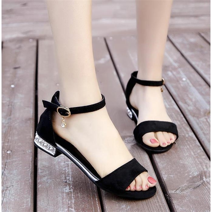Toe sandal 2019 The Korean Version of the Style Returns to Ancient Times ch Word buckle Versatile student shoesin the Women's clothing/Boutique , Skirts  category - from Buy2taobao.com to provide professional Taobao agent buy service