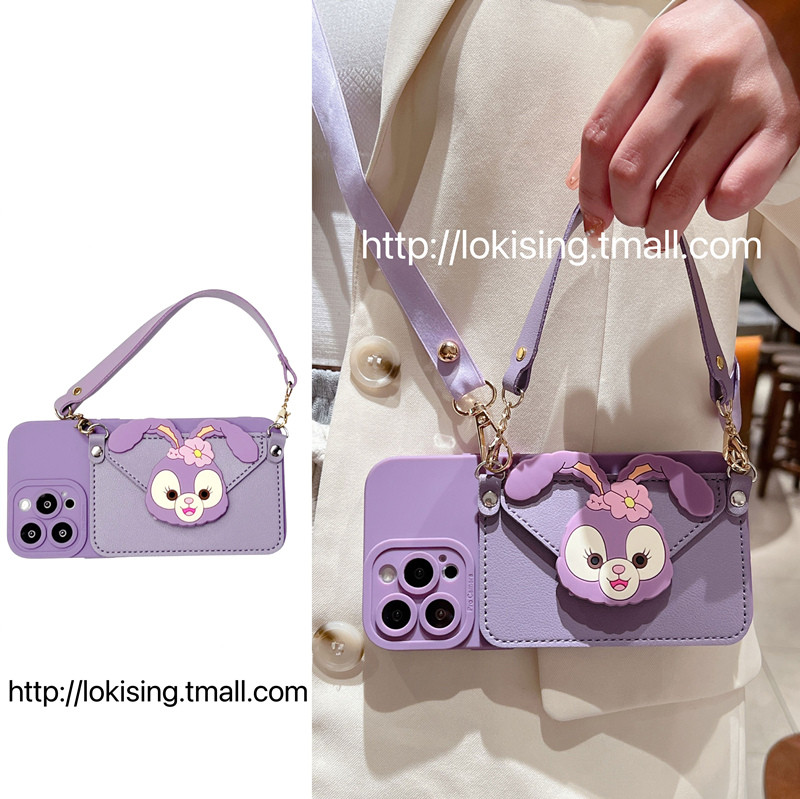 可爱星黛露卡包适用荣耀70手机壳70pro新款60卡通60pro女款50背带50pro斜跨30可插卡30s防摔30青春版软壳x10