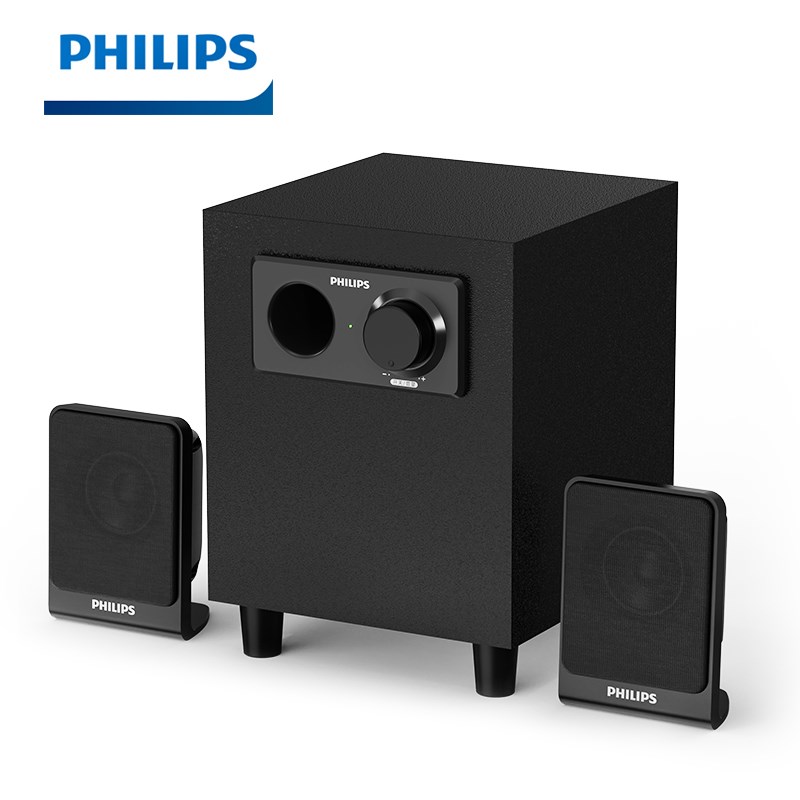 Philips/飞利浦 SPA130112电脑音响台式低音炮2.1家用游戏多媒体