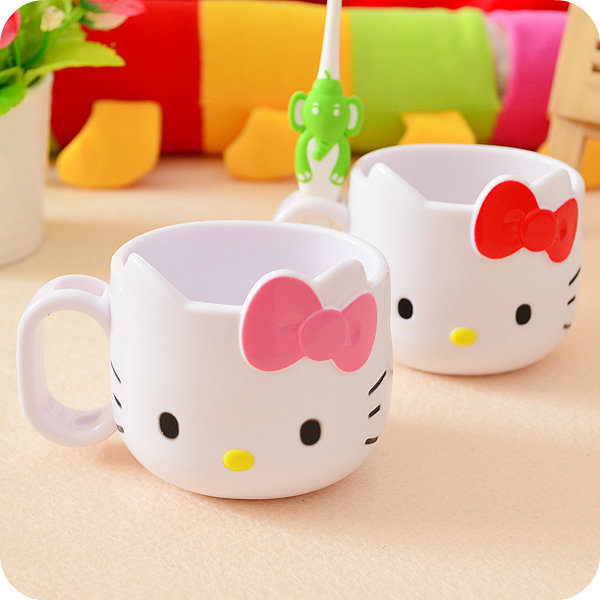 可爱漱口杯hellokitty刷牙杯