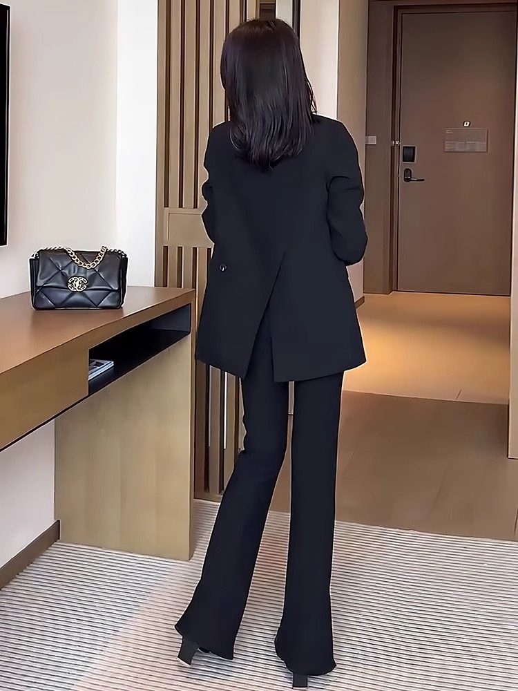 潮牌小西装外套女小个子2025春秋新款炸街高级设计感小众休闲西服