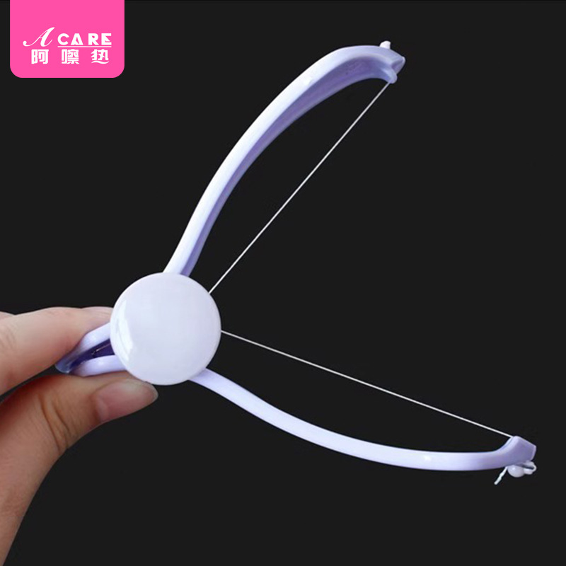 15Y除毛器/脸部AH1SQ001-易上手脸部去毛挽面器手动弹簧粘汗工具