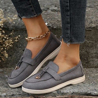 单鞋女2025年新款时尚百搭舒适爆款流行小众气质外穿复古休闲女鞋