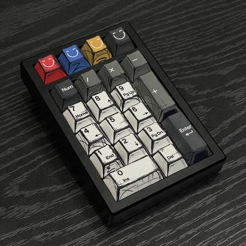 配ROG夜魔75客制化K21MA金属键盘无线 线蓝牙CNC三模PAD数字机械