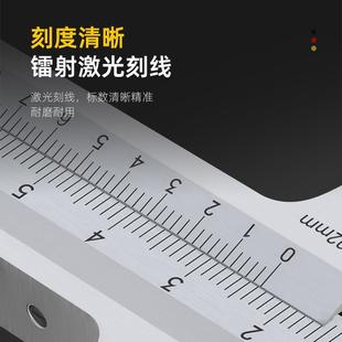 300mm 200 桂林广陆带表深度尺高精度工业级不锈钢量孔卡尺0 150
