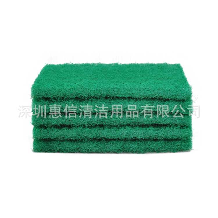 抛光布不锈钢拉丝布菜瓜布方形洗碗布绿色磨砂金刚砂百洁布C-091