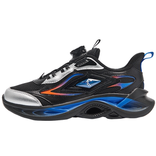 乔丹童鞋男童运动鞋2026春秋网面透气轻便大童跑步鞋钮扣儿童鞋子