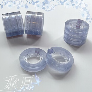 【水月5.0】新品彩色透明学生文具胶带解压粘球胶布不能徒手拉丝