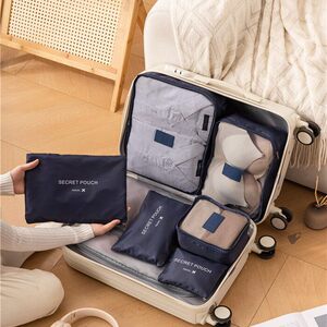 旅行包6件套牛津收纳包内衣文胸整理袋鞋收纳袋六件套