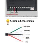 数字显示仪表称重传感器拉压力控制扭矩值峰值测力2路继电器输出