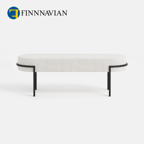 【十年质保】极简奶油风床尾凳