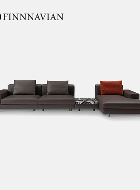 芬纳维亚传承 现代简约轻奢沙发组合 大平层转角沙发(Mirae 未来)