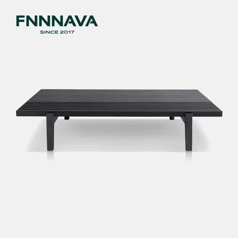 芬纳维亚传承 北美橡木纯实木现代简约长茶几 Home Hotel茶台茶桌