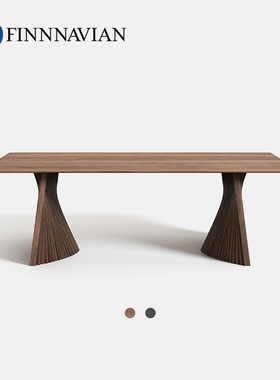 芬纳维亚 全实木新中式餐桌长方形简约现代饭桌 （Misura米舒劳）