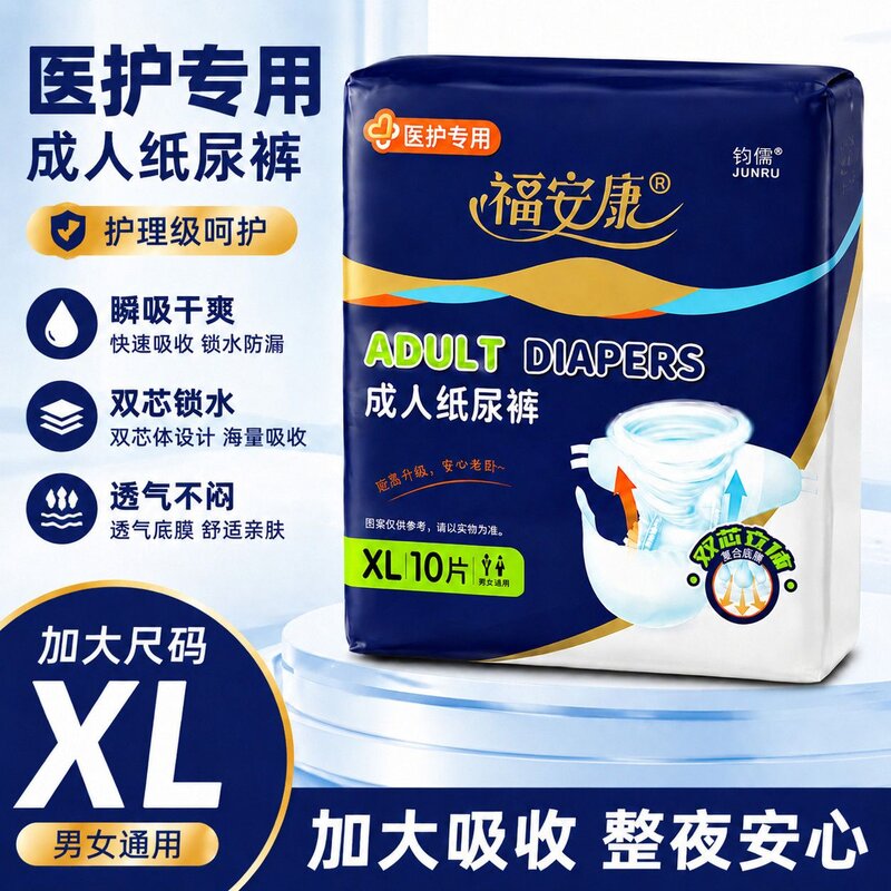 福安康成人纸尿裤老人用尿不湿老年人纸尿裤老人专用纸尿裤产妇