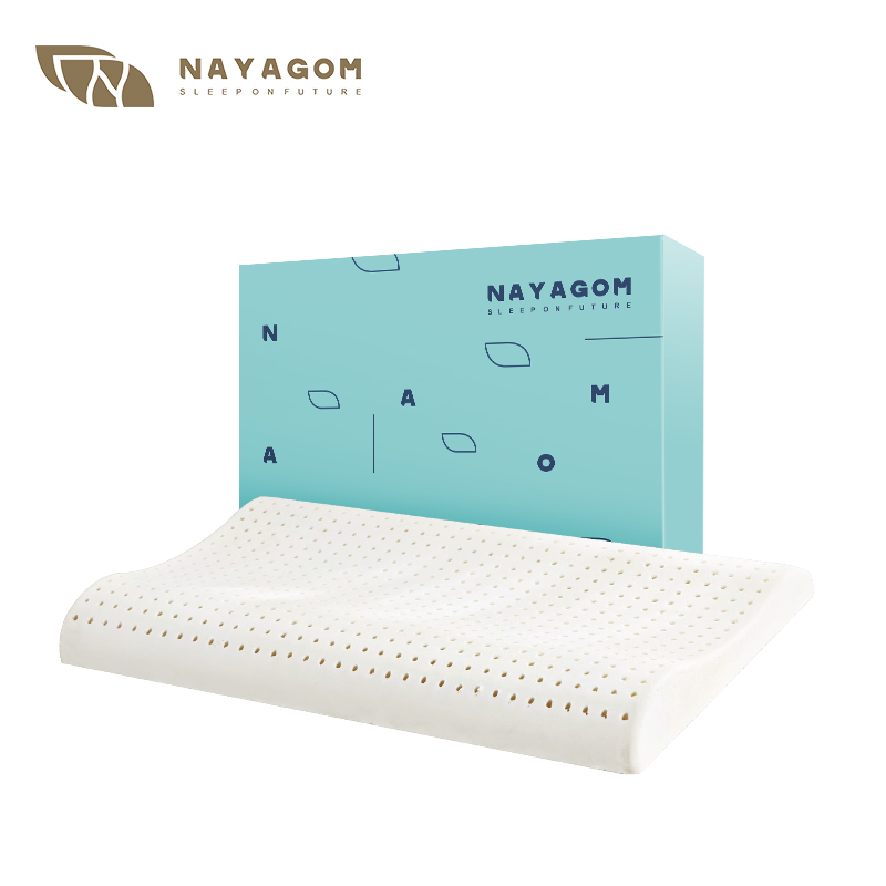 NAYAGOM/楠伢宫天然乳胶特拉雷工艺0-6岁儿童成长型乳胶枕枕芯