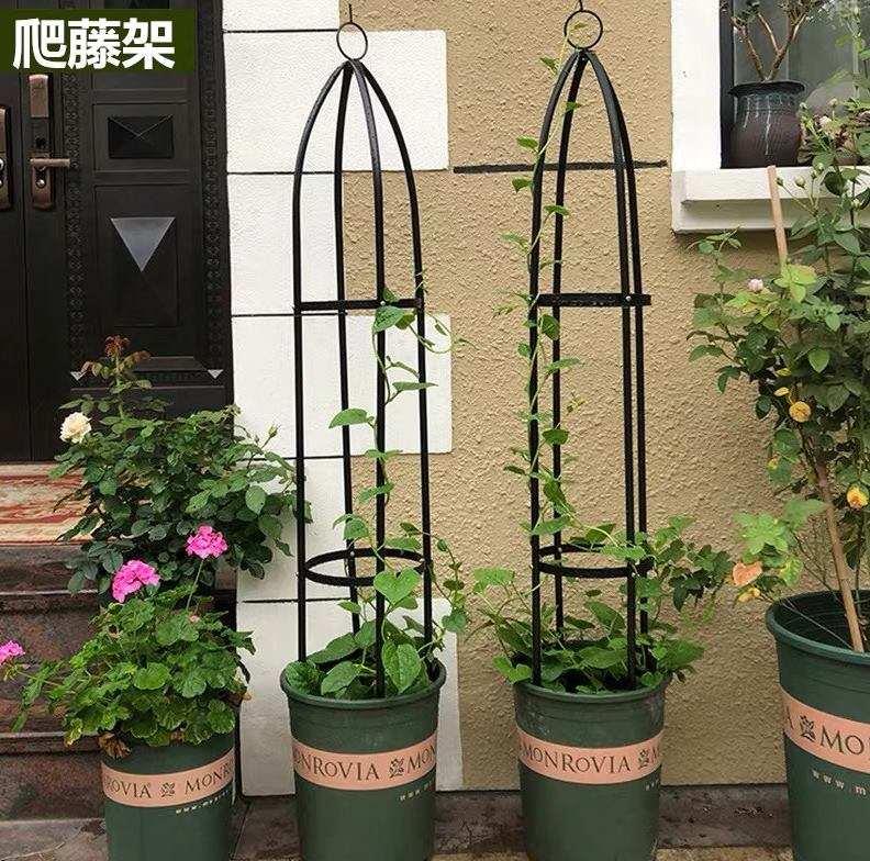 绿萝花架子支撑杆盆栽阳台园艺加固型搭架种植多层时尚蔷薇爬藤架