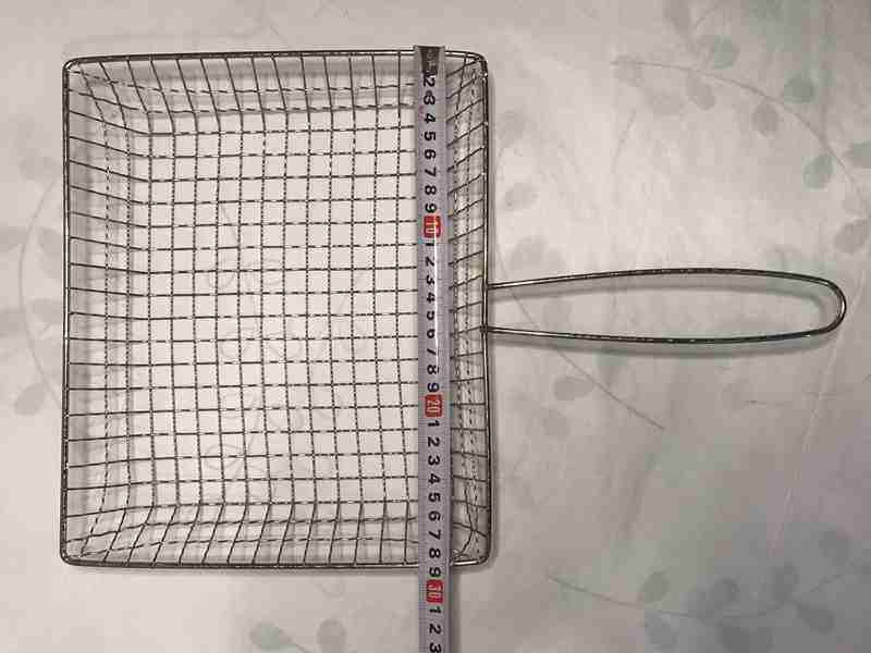 不锈钢蚬子筐 烧烤用具 海鲜凹形网兜 多功能可烤鱼大虾扇贝加厚